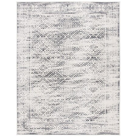 Safavieh 8 x 10 ft. Classic Vintage Hand Woven Rectangle Area Rug Beige & Black CLV126F-8